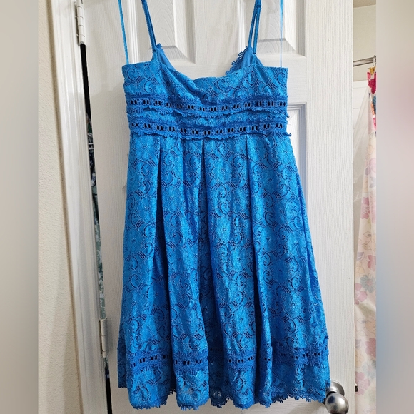 Nordstrom NSR Blue Lace Dress - Picture 4 of 7